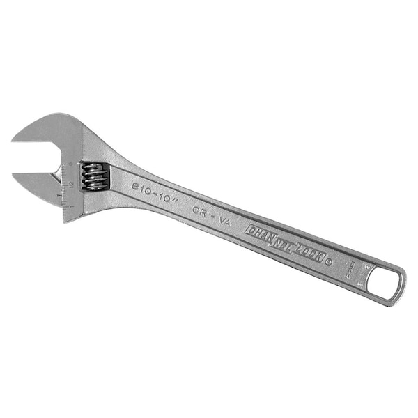10in. Adjustable Wrench, 1-3/16in. Capacity